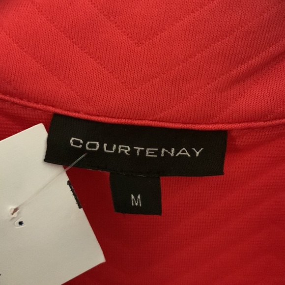 Blazer jacket. NWT. Size M. Courtenay. Salmon in color. Quilted. - Picture 3 of 5